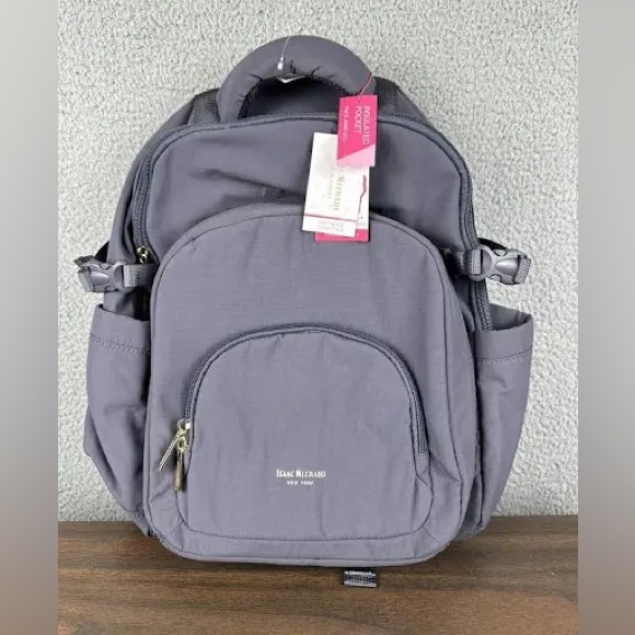 Isaac Mizrahi Backpack GREY Tik Tok Stanley Bag - Picture 1 of 5